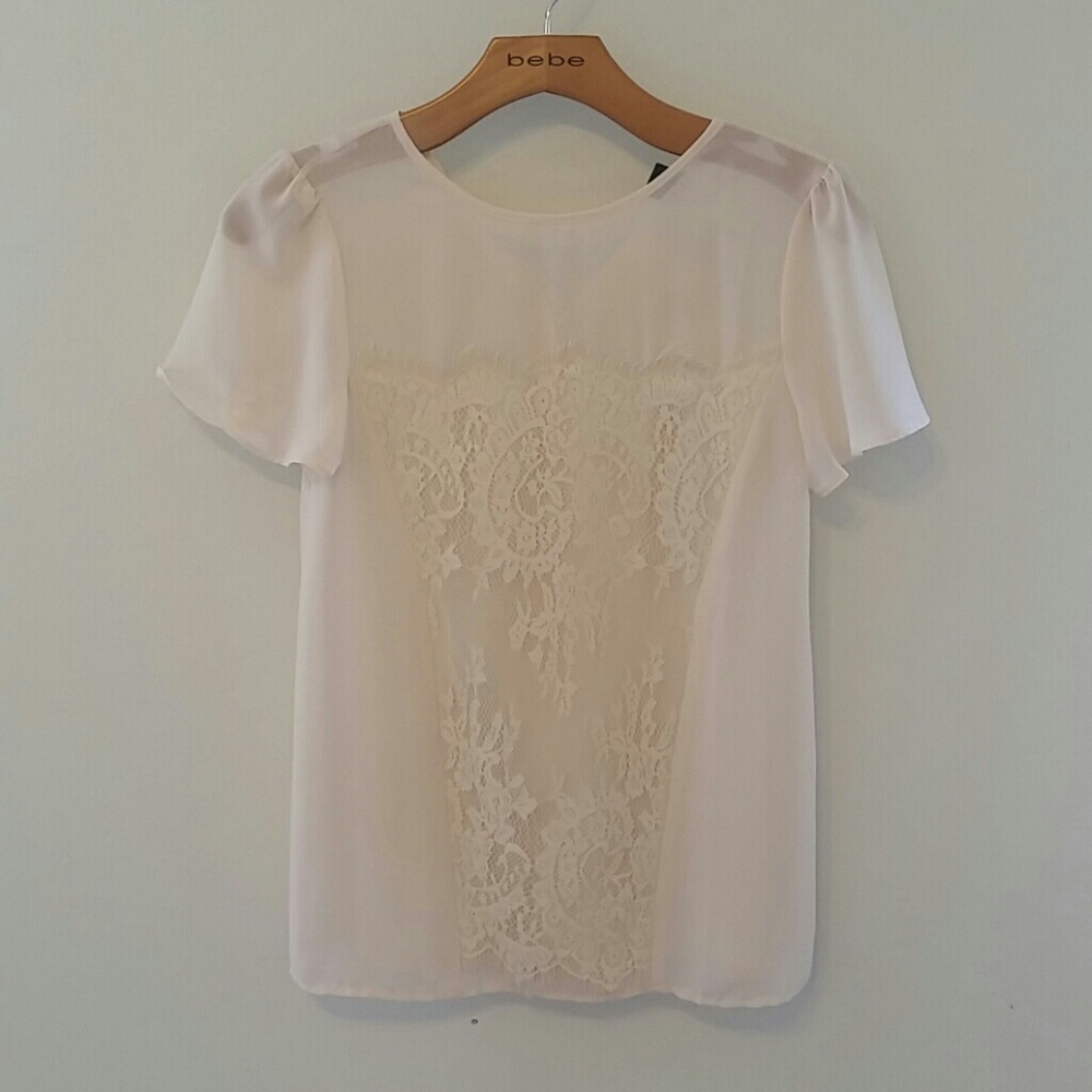 Cream & Lace Blouse